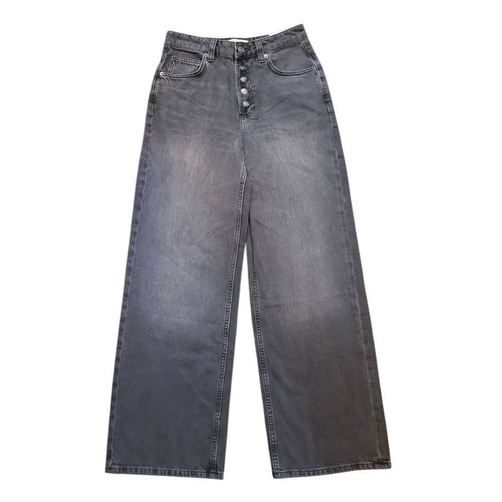NWT We the Free Jeans Women's 25 Washed Black Nia Boyfriend Loose Relaxed - Picture 2 of 7